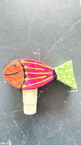 Weinflaschenverschluss fisch - weinflaschenverschluss,