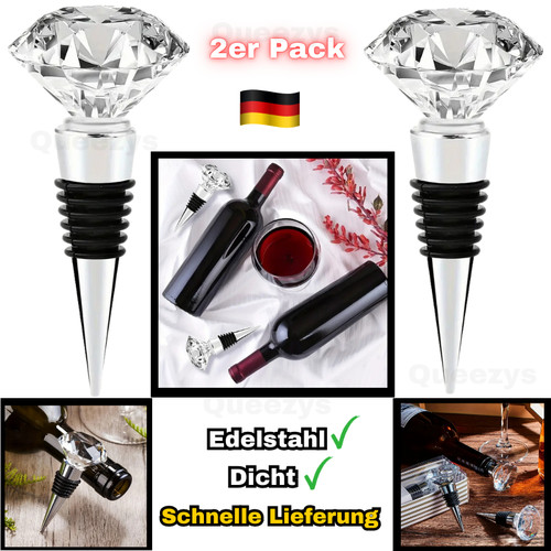 Weinverschluss edelstahl - weinverschluss,
