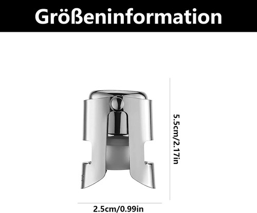 Sektflaschenverschluss 2er set - 2er,